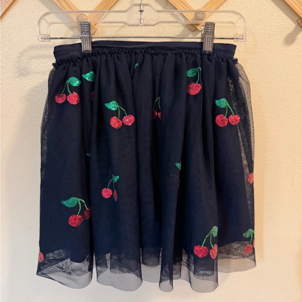 H&M cherry tutu skirt 8-10years vguc